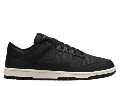 Nike Dunk Low Black Canvas