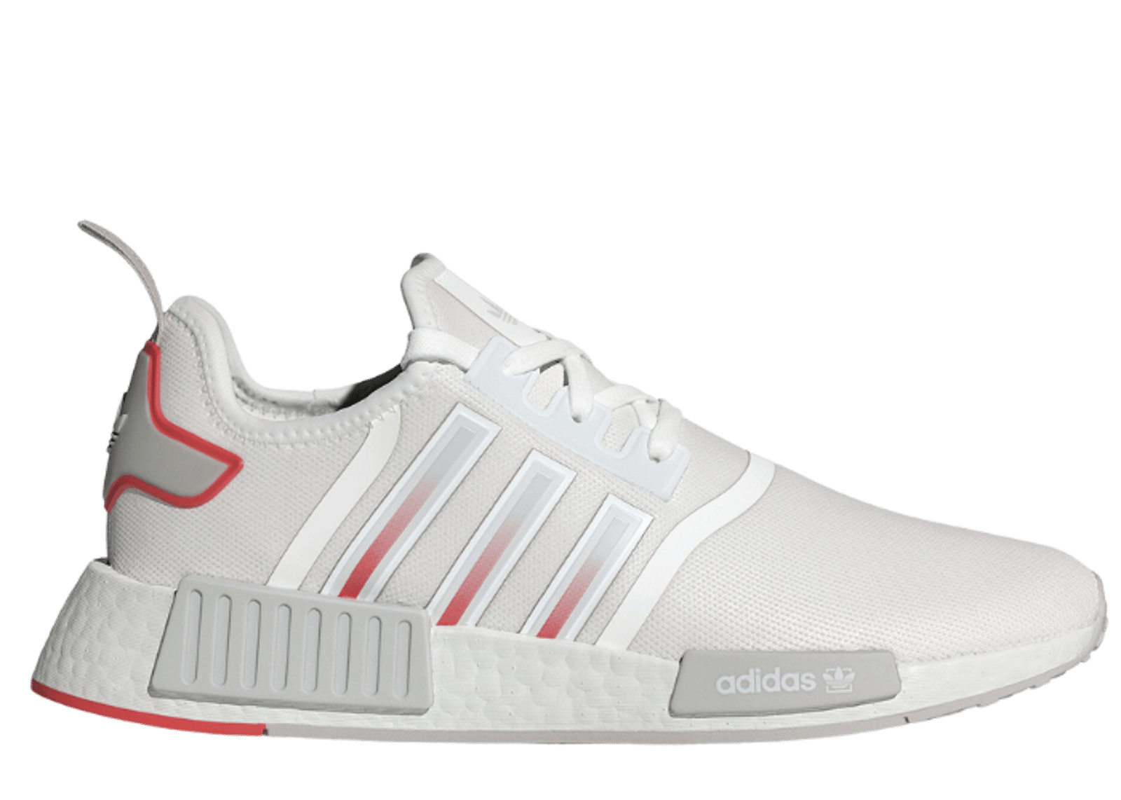 adidas NMD R_1 Crystal White Better Scarlet