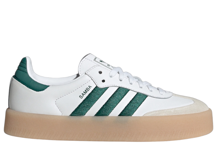 adidas Sambae White Collegiate Green