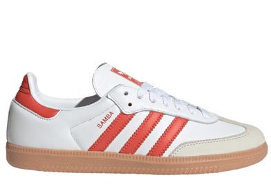 adidas Samba Cloud White Solar Red