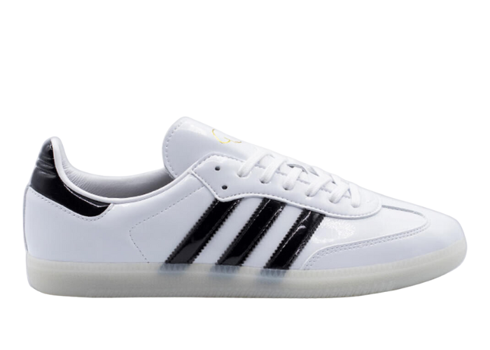 adidas Samba Patent Leather Jason Dill White Black Gold