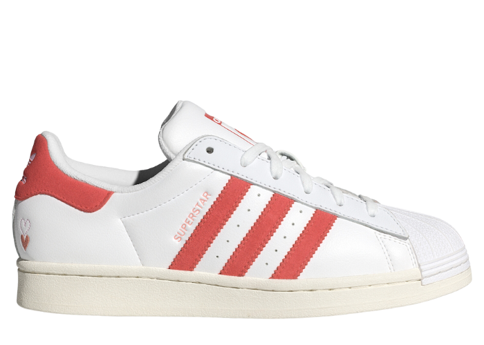 adidas Superstar Cloud White Bright Red (W)