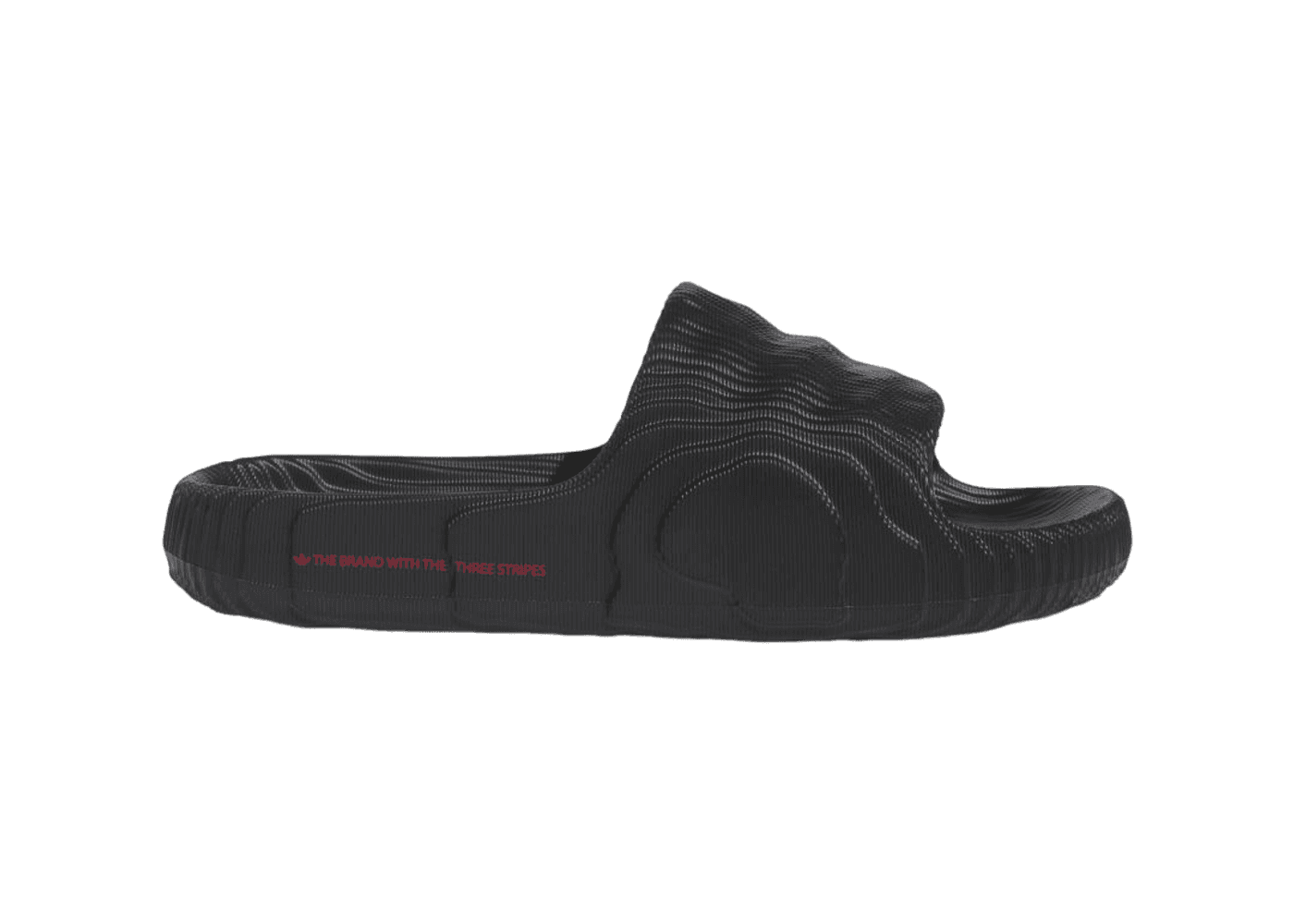 adidas Adilette 22 Slides 'Black Scarlet'