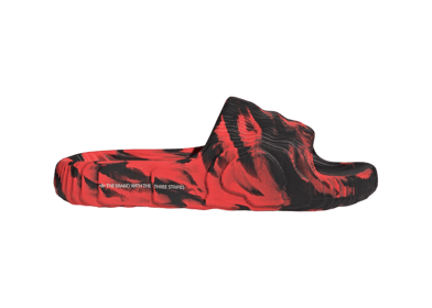 adidas Adilette 22 Slides 'Bright Red Black'