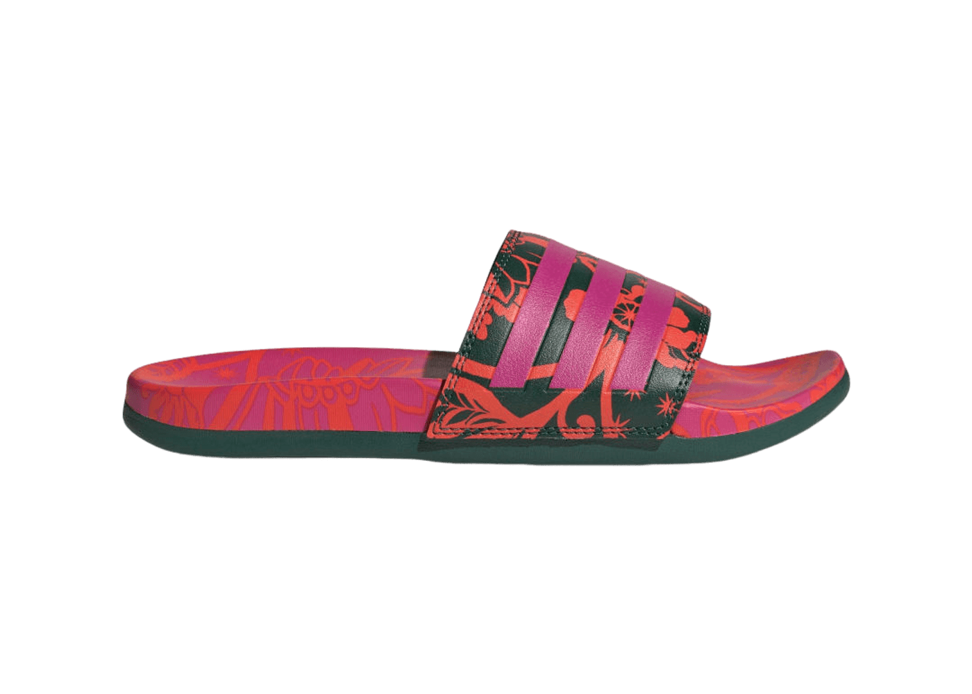 adidas Adilette Comfort Slide 'Floral - Bahia Magenta' (W)