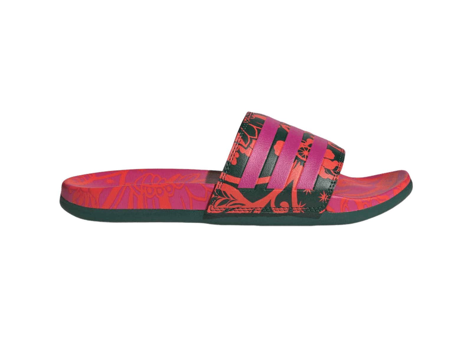 adidas Adilette Comfort Slide 'Floral - Bahia Magenta' (W)