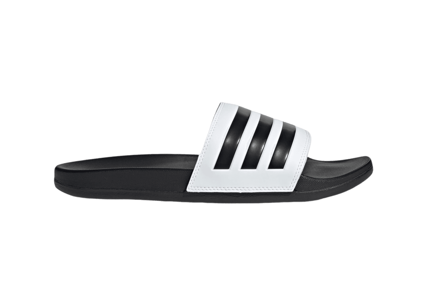 adidas Adilette Comfort Slide 'White Black'