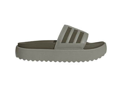 adidas Adilette Platform Slide 'Pebble Olive Strata' (W)