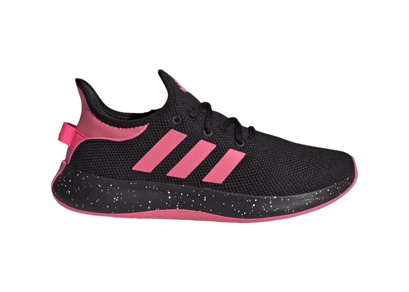 adidas Cloudfoam Pure 'Black Lucid Pink' (W)