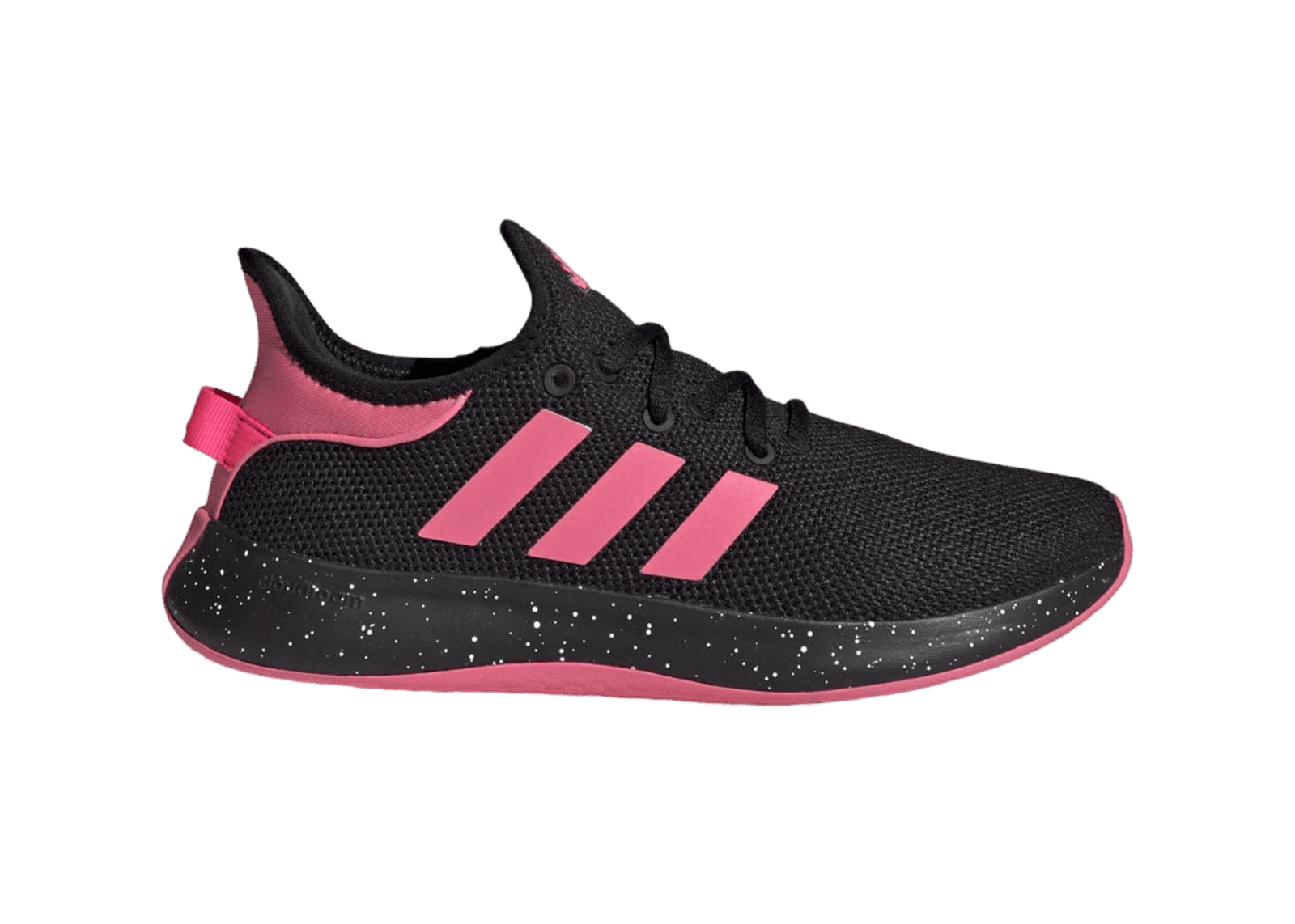 adidas Cloudfoam Pure 'Black Lucid Pink' (W)
