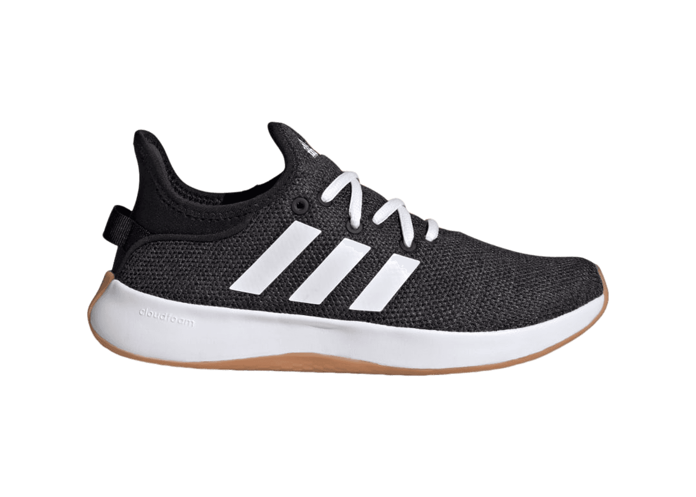 adidas Cloudfoam Pure 'Black White Gum' (W)