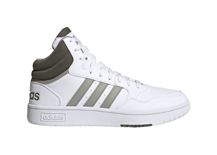 adidas Hoops 3.0 Mid Classic 'White Olive Strata'