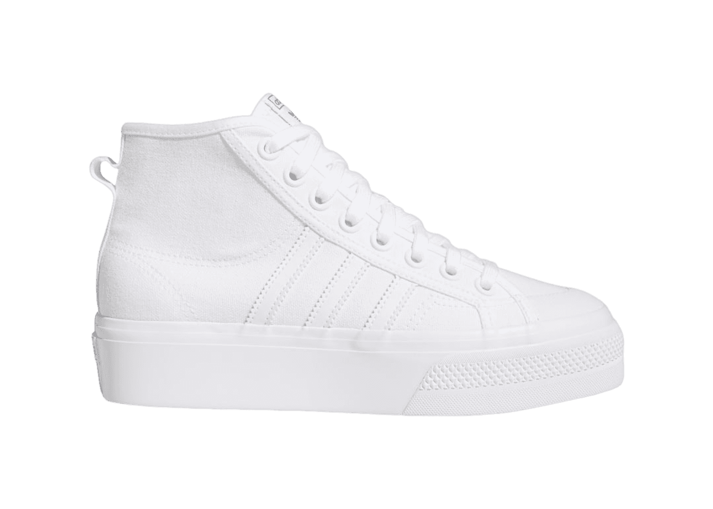 adidas Nizza Platform Mid 'Triple White' (W)