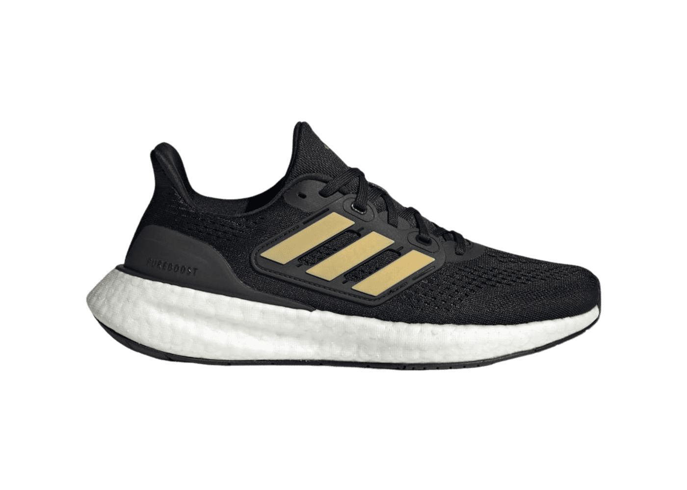 adidas PureBoost 23 'Black Gold Metallic' (W) - IF2391 Release Info