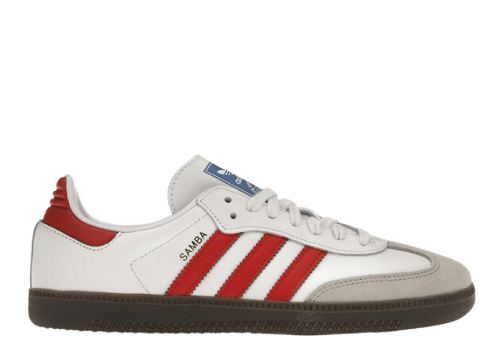 adidas Samba OG White Better Scarlet