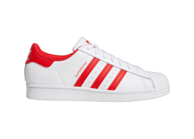 adidas Superstar 'White Vivid Red'