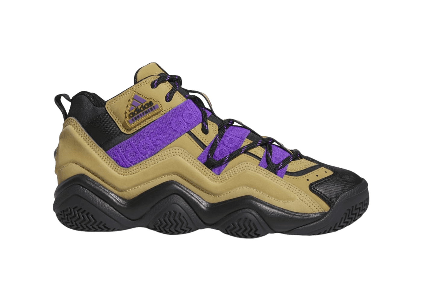 adidas Top Ten 2000 'Khaki Purple Rush'