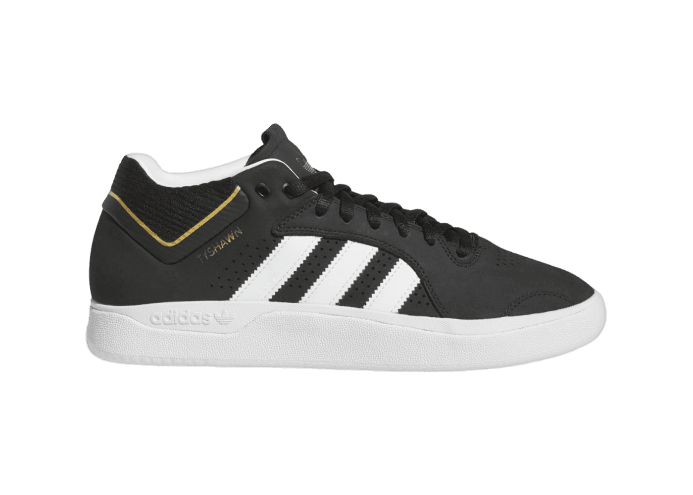 adidas Tyshawn 'Black White Gold'