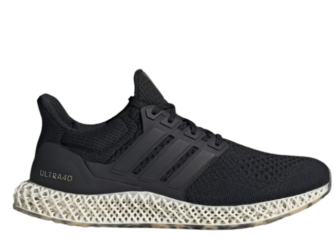 adidas Ultra 4D Core Black Gold Metallic