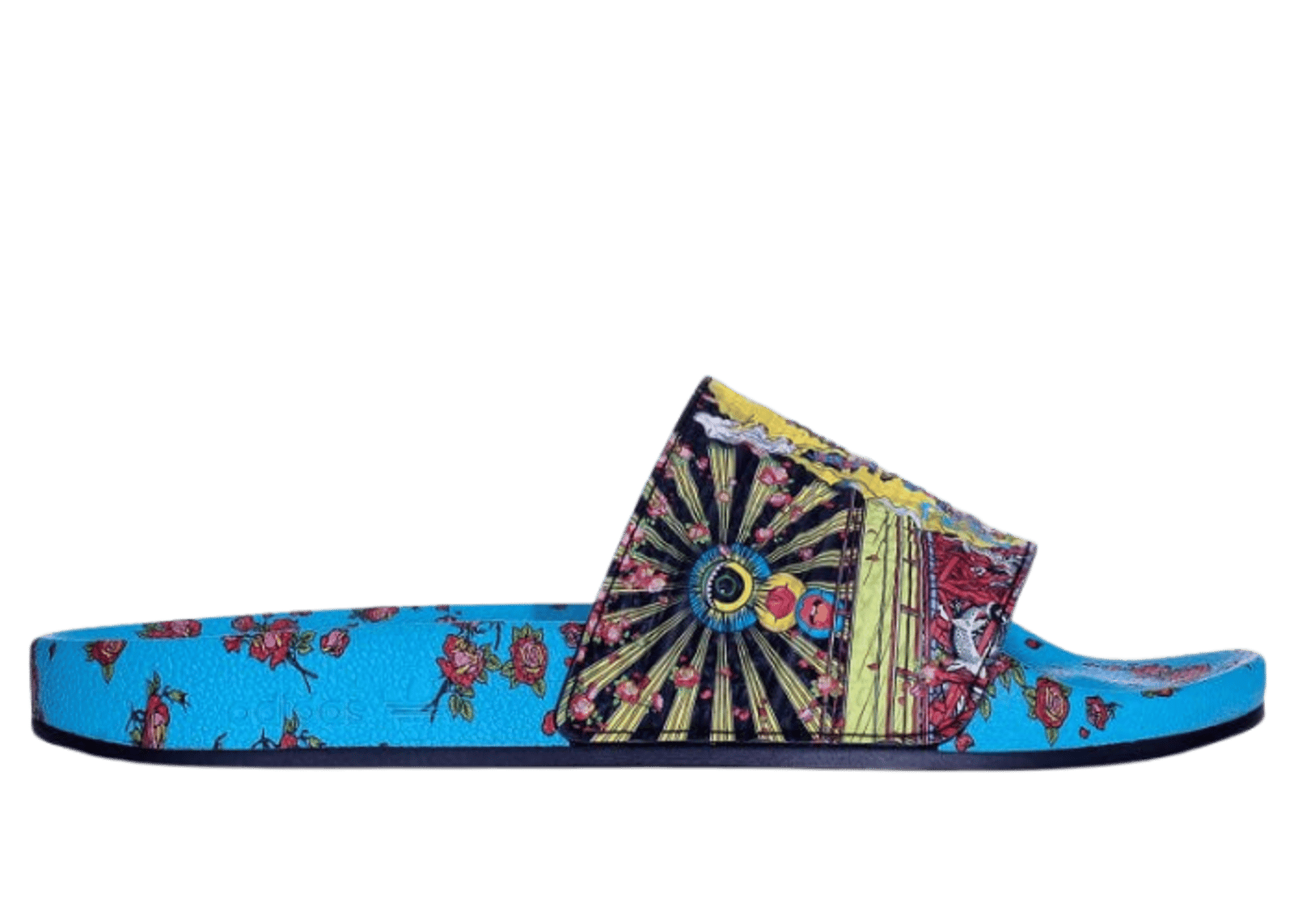 adidas Adilette Tanaami Signal Cyan