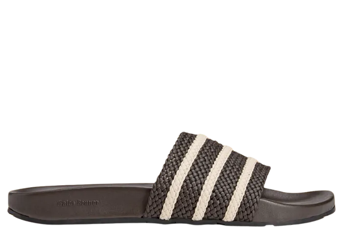 WALES BONNER｜SLIPPERS (JR0229 DARKBROWN/WO) Adidas - x Wales Bonner Adilette Slide in Dark Brown