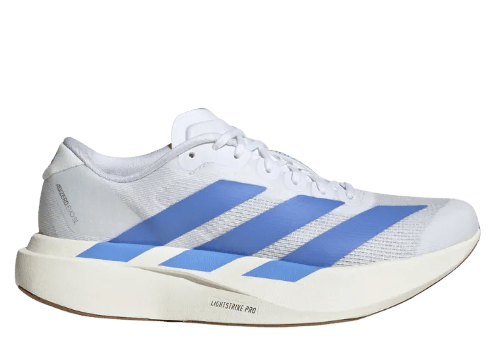 【Adidas】Adizero EVO SL ユニセックス スニーカー The Women's adidas Adizero Evo SL Cloud White Blue Fusion