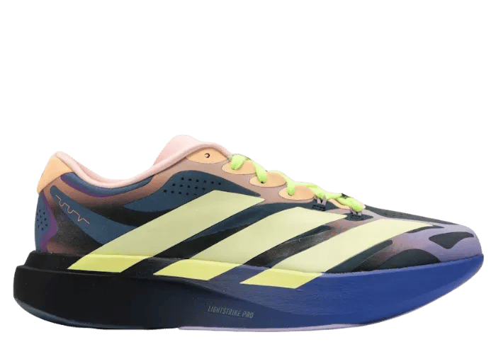 adidas Adizero Evo SL EXO The Whitaker Group Do Not Duplicate Neon Lights Blue