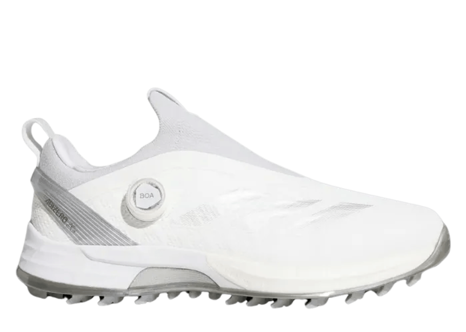 adidas Adizero ZG BOA Spikeless Golf Cloud White Silver Metallic