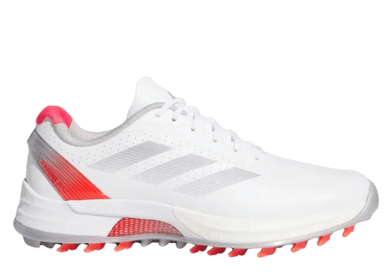 adidas Adizero ZG Spikeless Golf Cloud White Lucid Red (W)