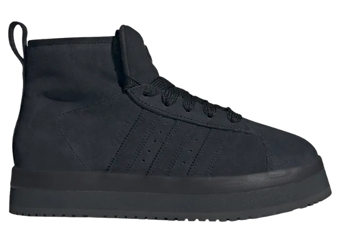 adidas Campus 00 Winter Mid Triple Black - JR3737 Release Info