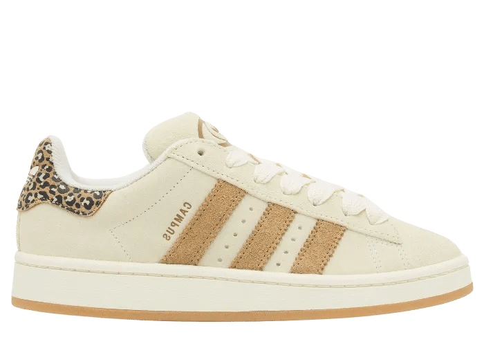 adidas Campus 00s Leopard Print Cream Tan (W) Release Info