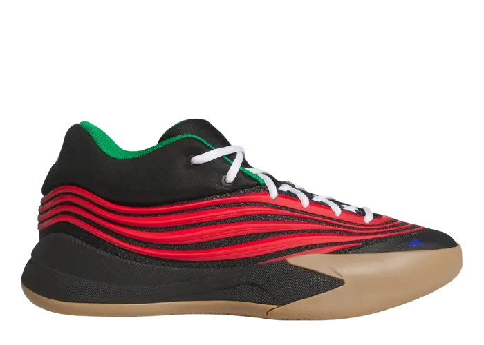 adidas Dame 10 Black Pure Ruby