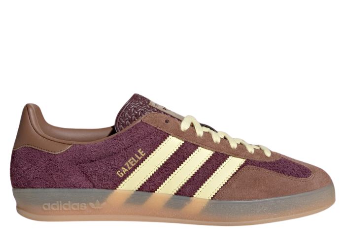 adidas Gazelle Indoor Maroon Almost Yellow - JI0324 Release Info