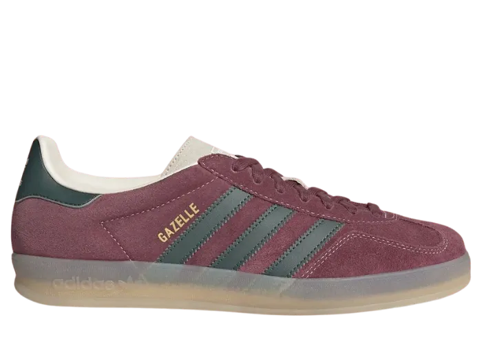★【Adidas 】 Gazelle Indoor Shadow Burgundy★ adidas Gazelle Indoor Shoes - Burgundy | Free Shipping with