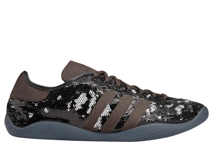 スニーカー adidas x Wales Bonner Karintha Lo Sequin Sneaker adidas x Wales Bonner WMNS Karintha Lo Sequin - Core Black