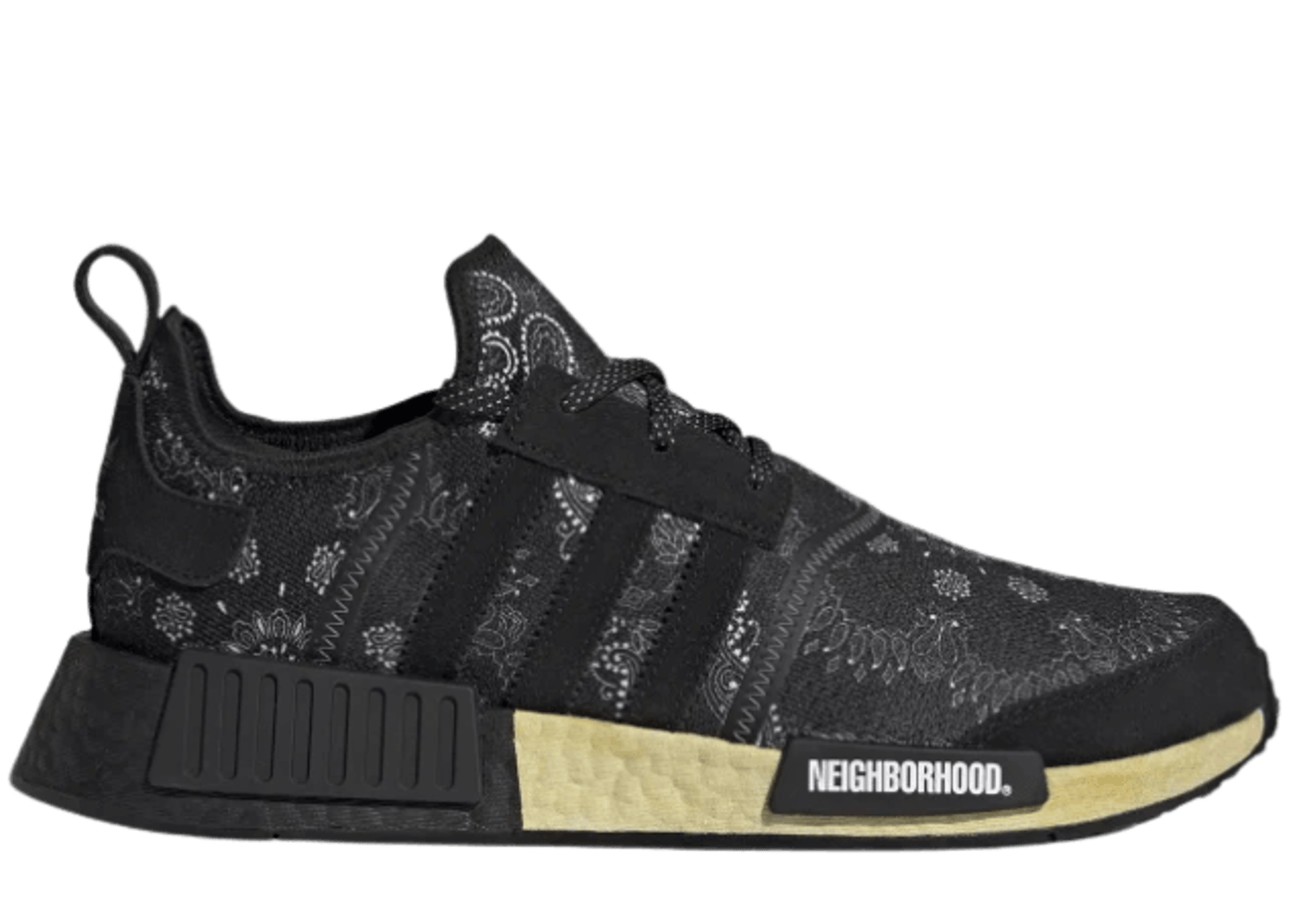 adidas NMD R1 Neighborhood Paisley Black