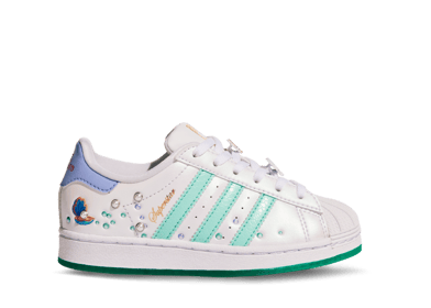adidas Originals Superstar EI Disney White Green (TD)