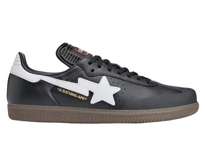 adidas Samba Bape Black White Gum