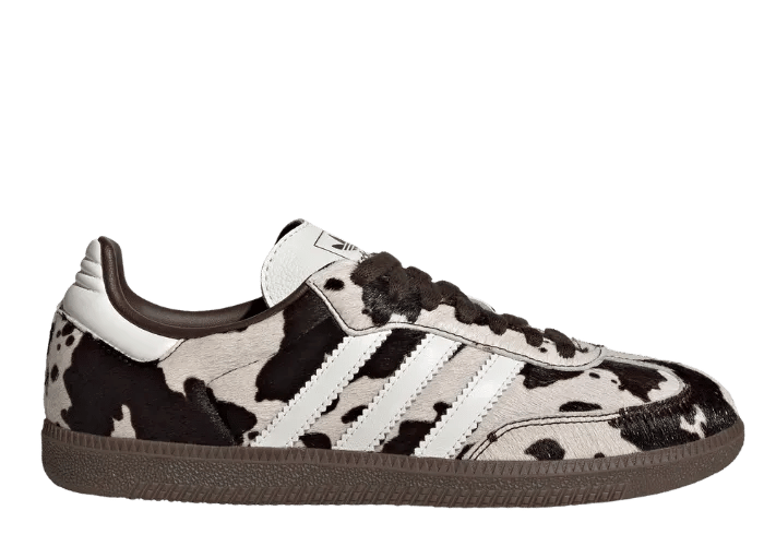 adidas Samba Cow Print White Black