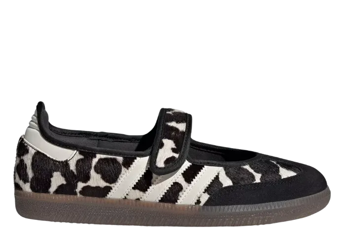 adidas Samba Jane Cow Print Black Off White (W)