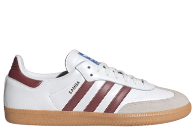adidas Samba OG Cloud White Collegiate Burgundy