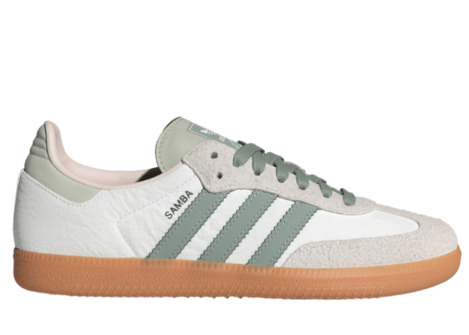 adidas Samba OG Cloud White Silver Green