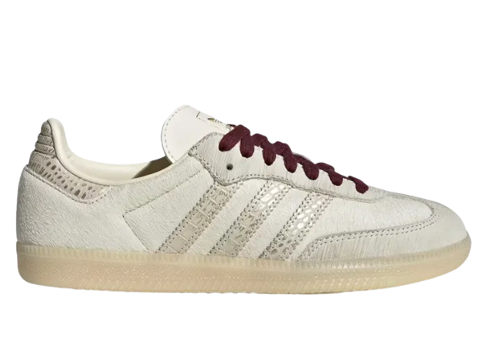 adidas Samba OG Cream White Maroon (W)