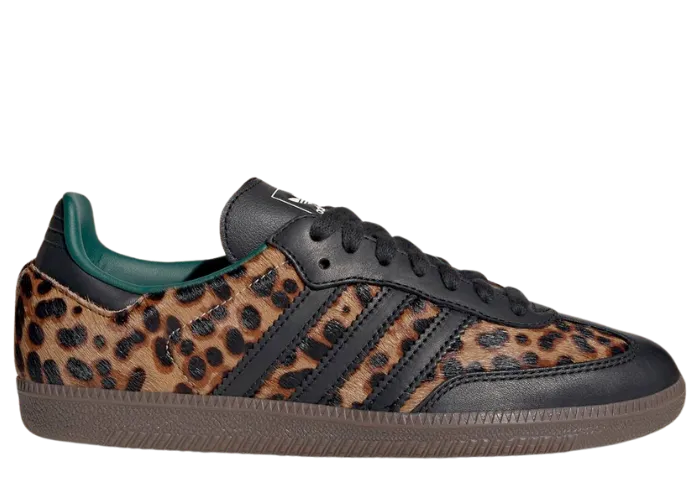 の 人気アイテムランキング Samba adidas OG JI2735 - (W) Green Collegiate Leopard 靴