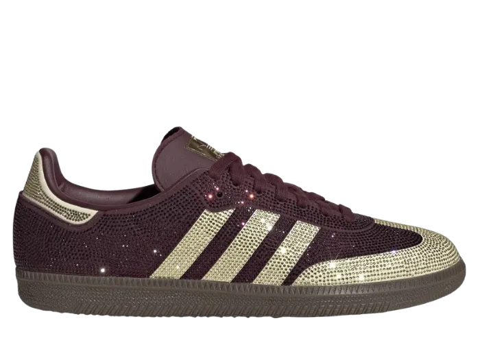 adidas Samba OG Rhinestone Maroon (W)