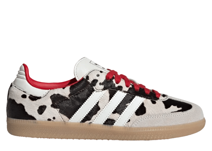 adidas Samba Red Cow Print