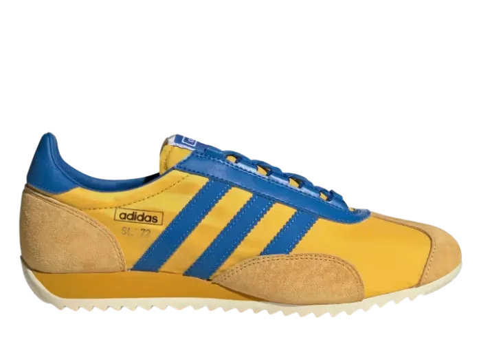 adidas SL 72 PT Bold Gold Bright Royal - JR3638 Release Info