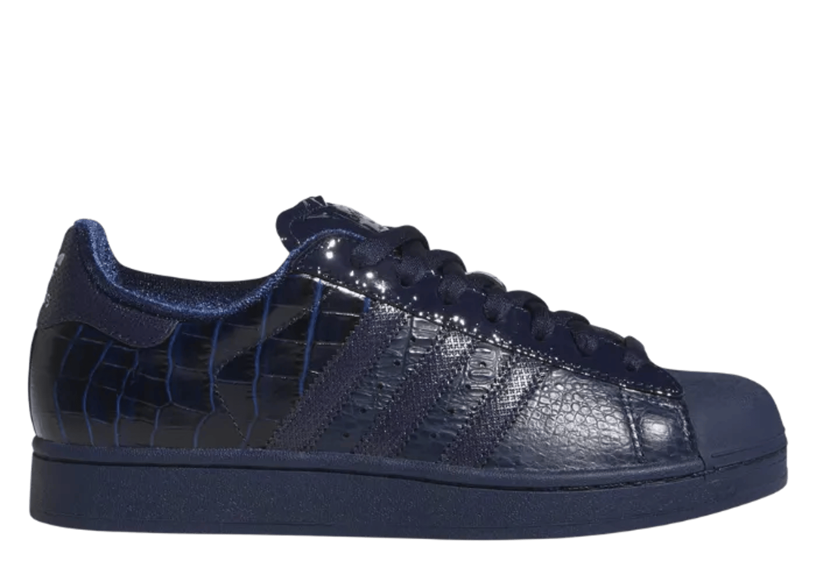 Anthony Edwards' adidas Lifestyle Line Continues with Blue Reptile Print Superstar Anthony Edwards' adidas Lifestyle Line Continues with Blue Reptile Print Superstar