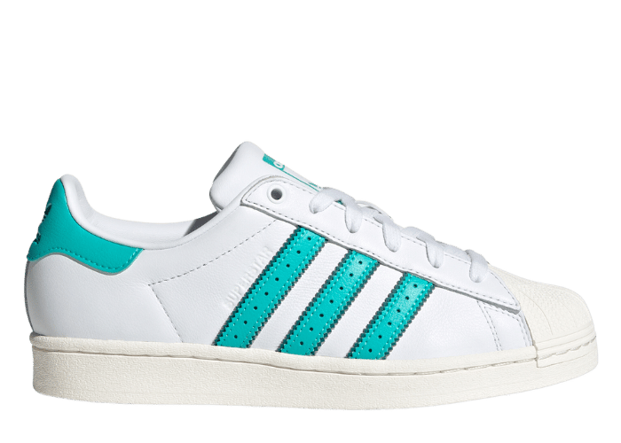 adidas Superstar Cloud White Mint Rush (W) - IG2218