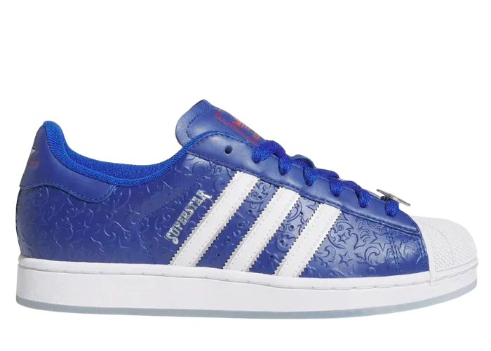 Basketball Shoes Adidas Superstar 80s Blue Red Adidas Superstar